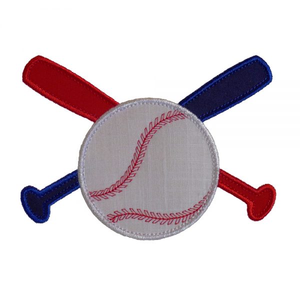 Baseball Bats and Ball Range by Big Dreams Embroidery