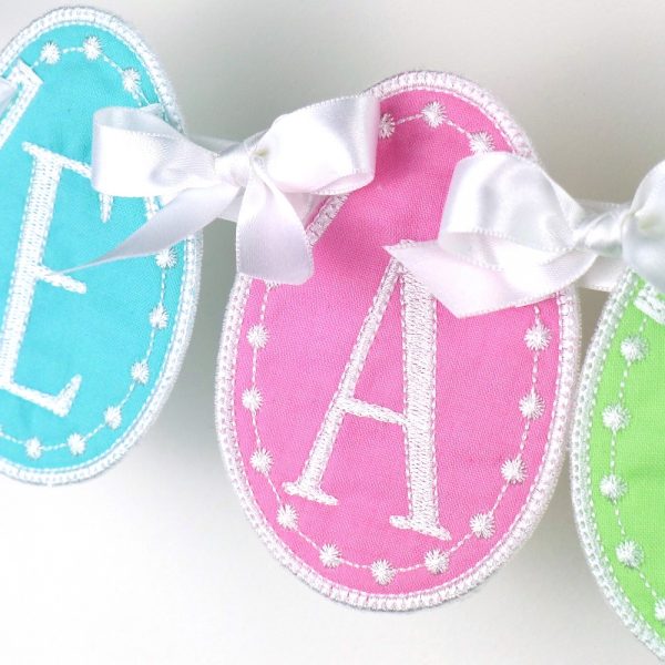 Easter Egg Banner ITH Project by Big Dreams Embroidery