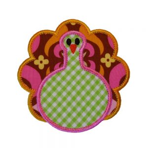 Turkey Bird applique design