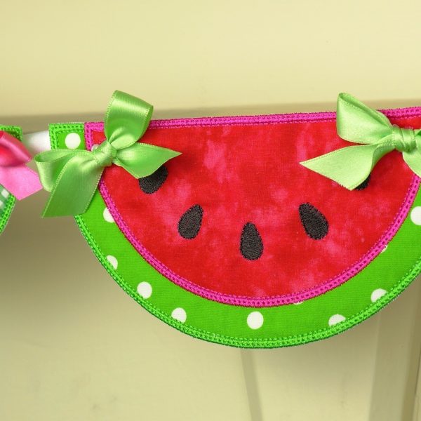 Watermelon Banner ITH Project by Big Dreams Embroidery