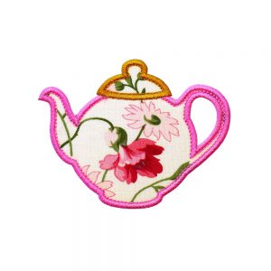 Teapot applique design by Big Dreams Embroidery