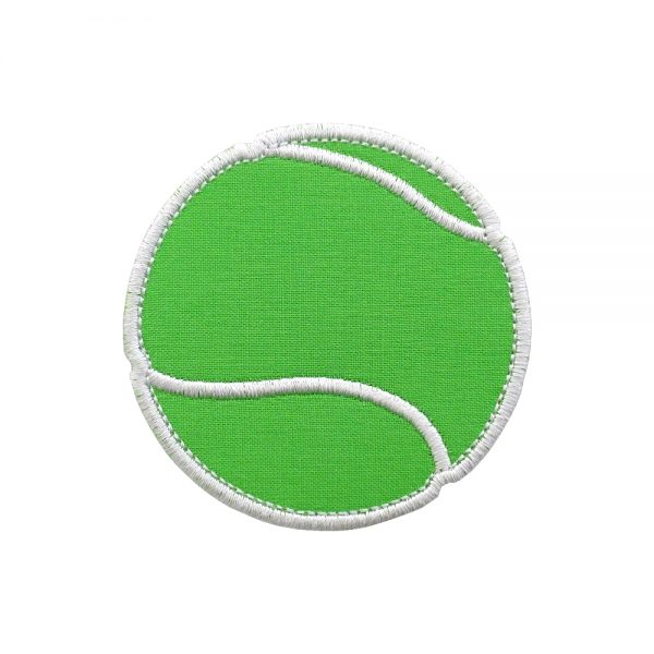 Tennis Ball machine embroidery applique design pattern by Big Dreams Embroidery