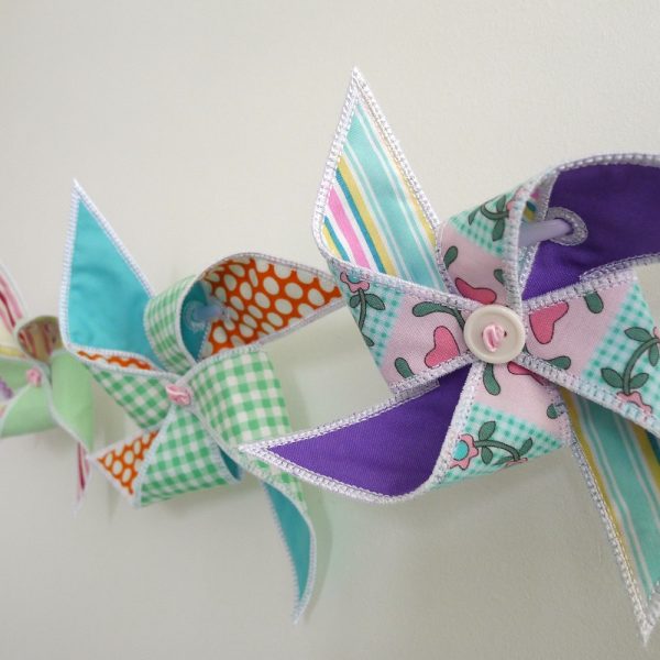 Pinwheel Bunting ITH Project by Big Dreams Embroidery